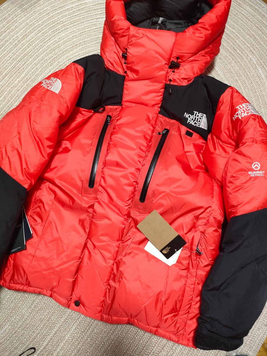 新品 未使用 ノースフェイス 最高峰 ダウンジャケット ヒマラヤンパーカー L ファイアリーレッド THE NORTH FACE ジャケット 900フィル 赤拍卖