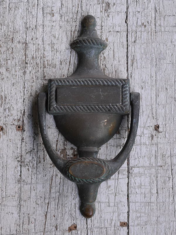 イギリス アンティーク 真鍮製ドアノッカー 12168拍卖