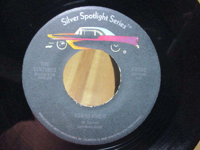 VENTURES ベンチャーズ HAWAII FIVE-O c/w WALK-DON'T RUN,1964 米 EP Silver Spotlight Series ドン・ウィルソン ノーキー・エドワーズ拍卖