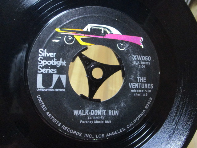 VENTURES ベンチャーズ WALK-DON'T RUN c/w RAM BUNK SHUSH 米 EP Silver Spotlight Series ドン・ウィルソン ノーキー・エドワーズ拍卖