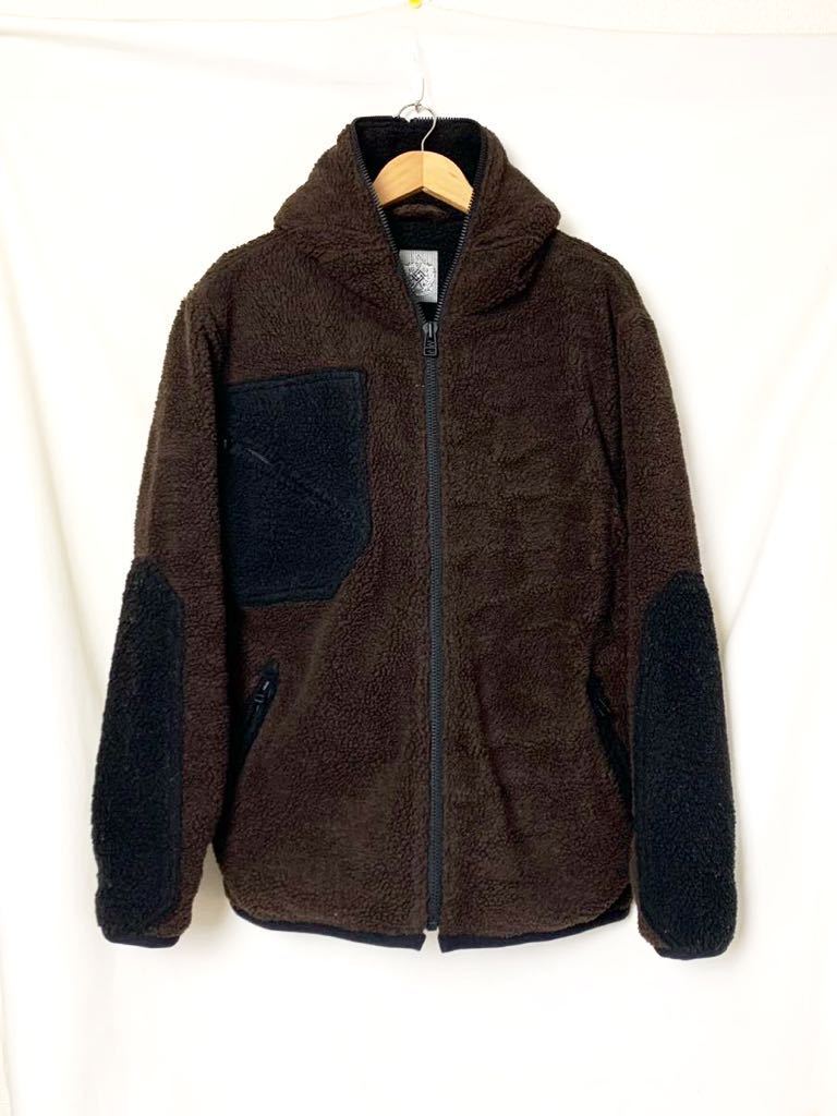 00s FIVE-O ボアフリースジャケット パイル パーカー フード ダッピーズ デストロイバビロン ヒップホップ ストリート HIPHOP/ナイトレイド拍卖