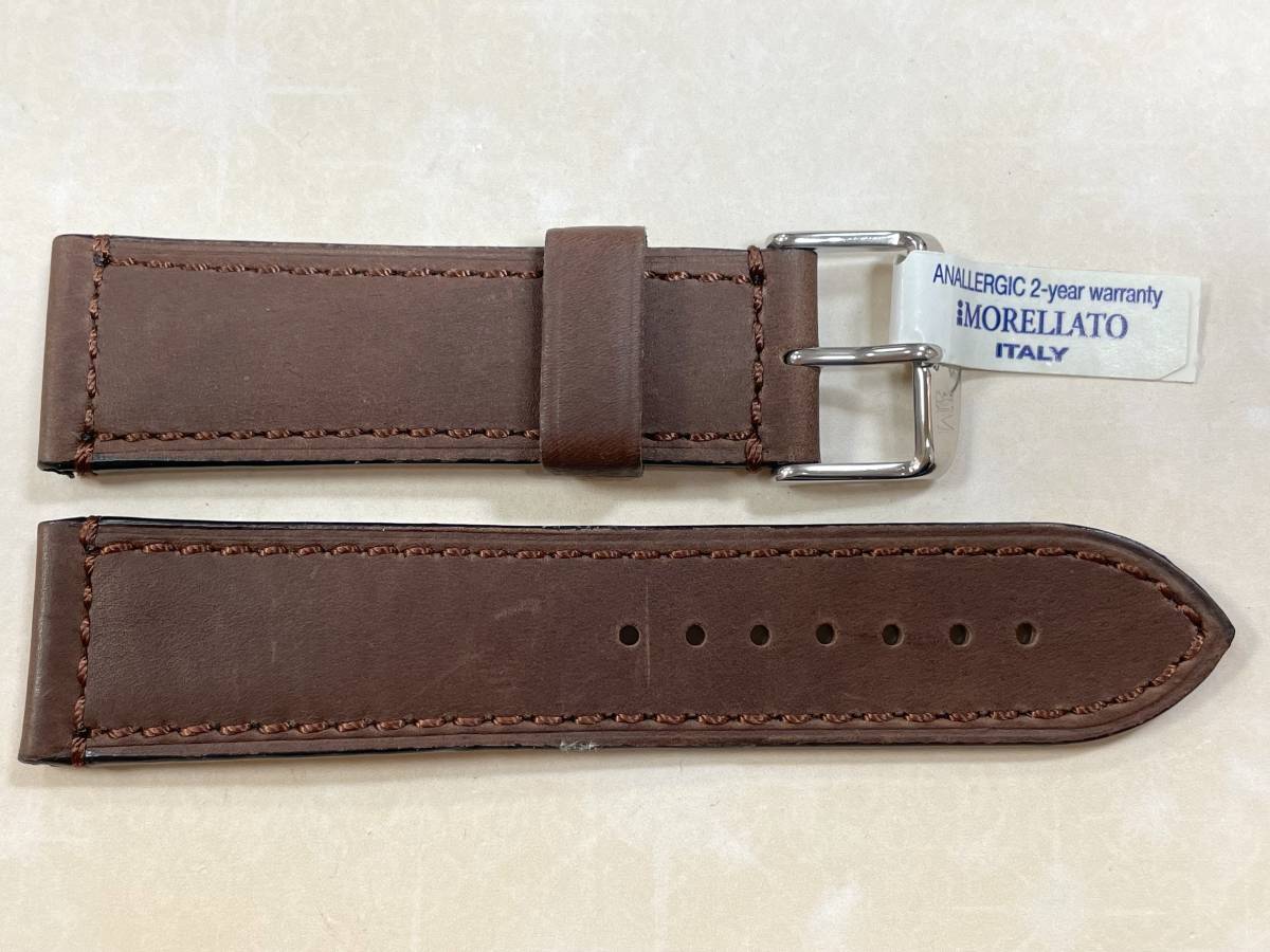 24mm 難あり MORELLATO Dark Brown カーフ CARAVAGGIO拍卖