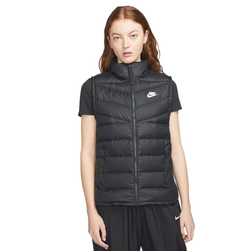 ■NIKE NSW W TF RPL WNDRUNNER VEST 黒 新品 サイズM ナイキ ウィメンズ サーマフィット ウィンドランナー ベスト ダウン DH4078-010拍卖