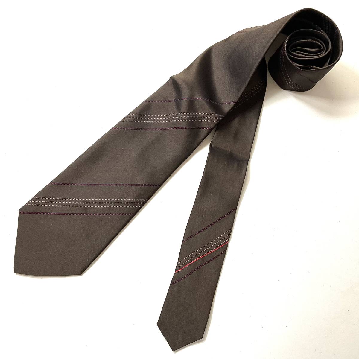未使用品 BALLY Made in ITALY Silk Tie バリー イタリア製 ネクタイ拍卖