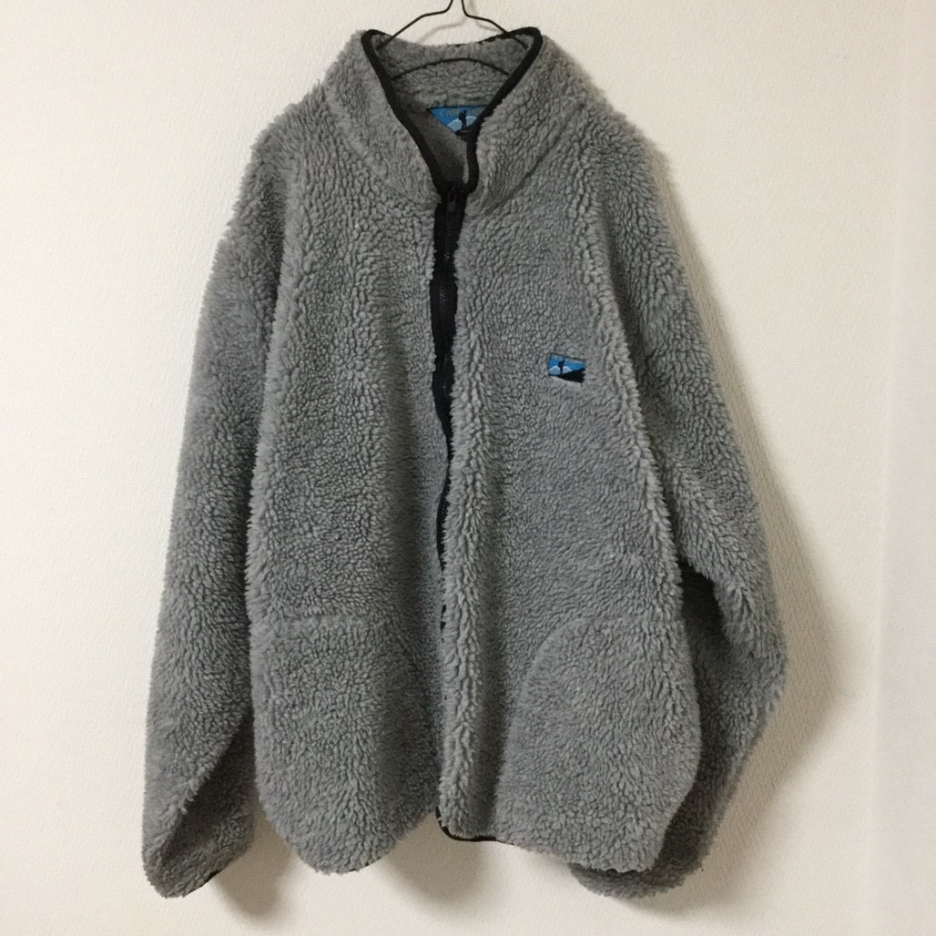 CAPE HEIGHT ボア ジャケット USA製 グレー 灰色 古着 ビンテージ vintage拍卖