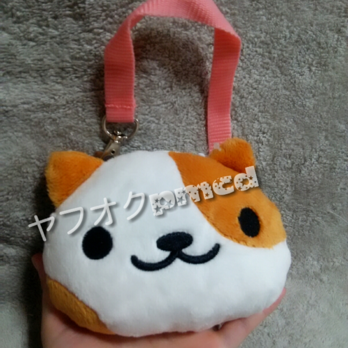 ねこあつめ ブチ フック付きパスケース(定期入れ) 拍卖