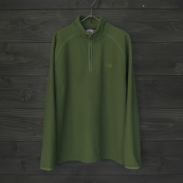 ★NORTH FACE★ノースフェイス★フリースハーフジップ★オリーブ★M(USサイズ)拍卖