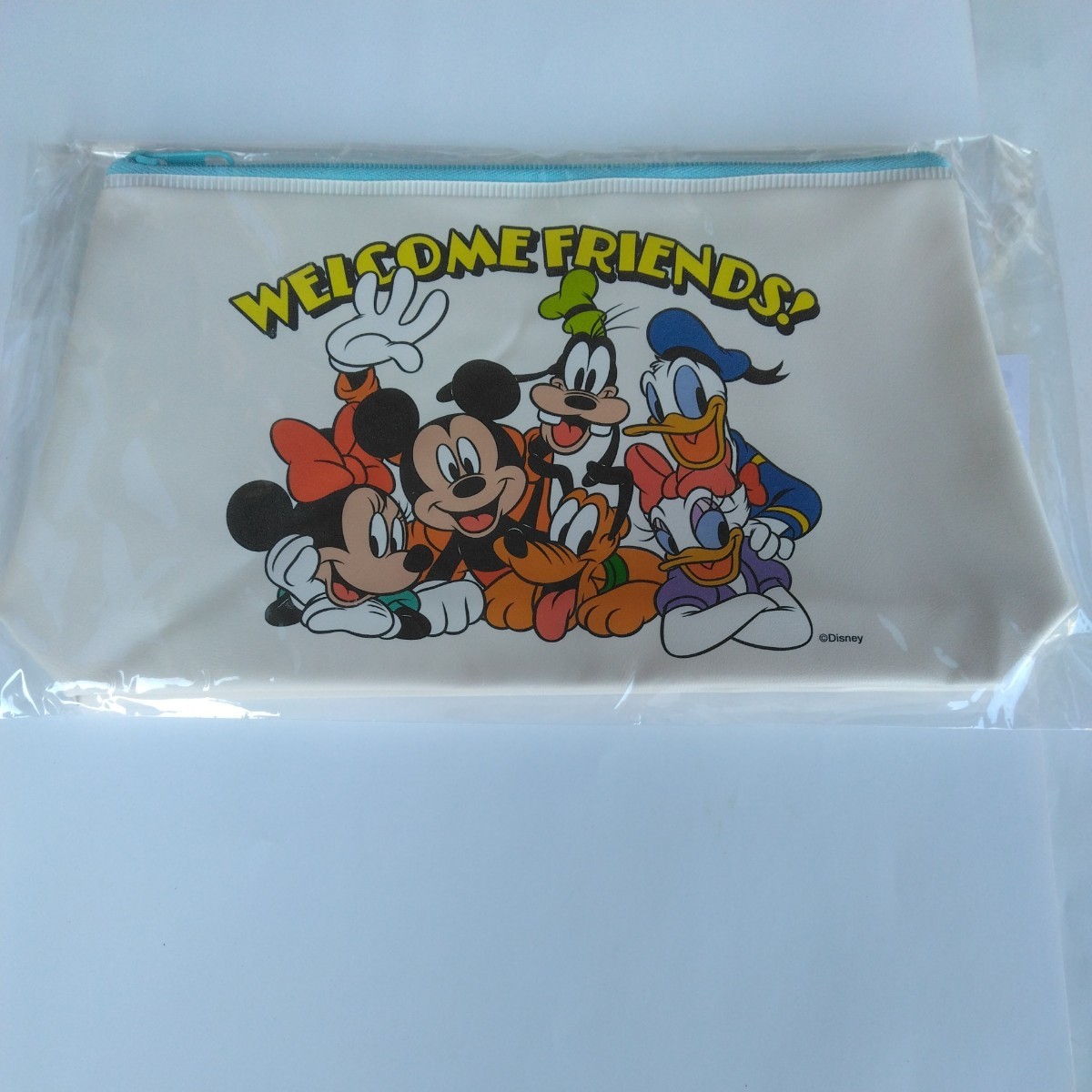 ディズニーデザインビニールポーチ JCB 非売品 当時品 保管品 未使用品 小物 ポーチ拍卖