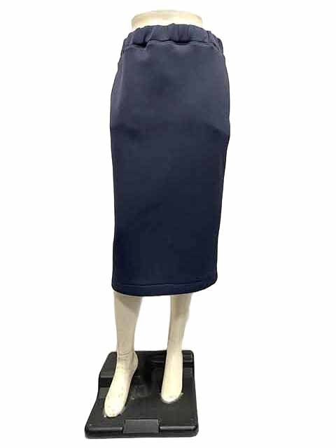 【中古】NEMIKA ネミカ スカート レディ―ス タイト サイズ2 ネイビー レリアン 日本製拍卖