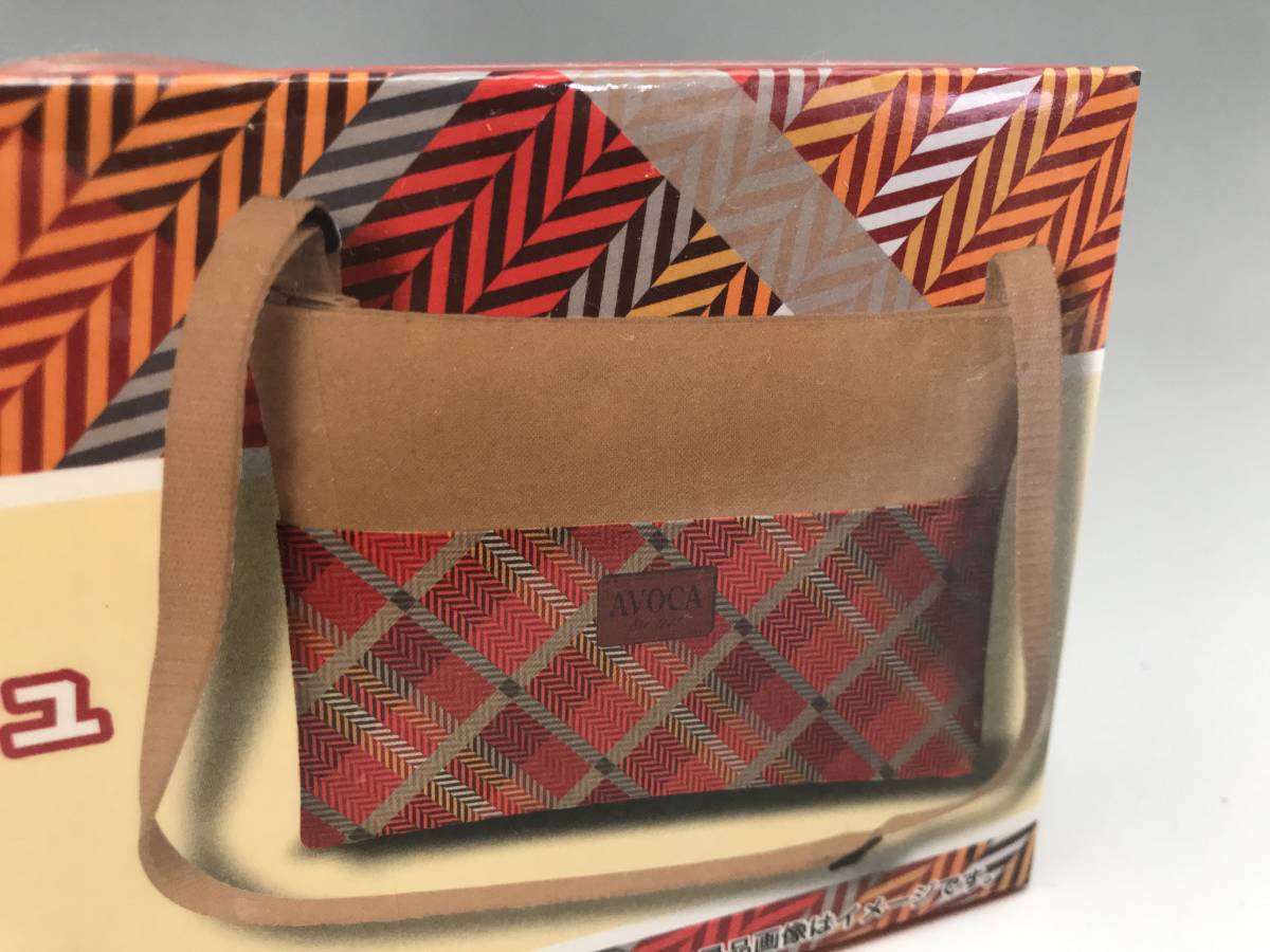 ☆非売品☆BOSS×AVOCA ボスオリジナル サコッシュ レッド 赤 チェック柄 ショルダーバッグ b拍卖
