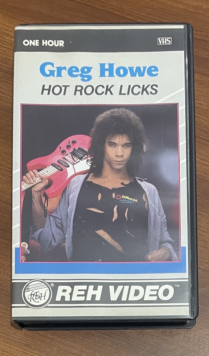 ☆ グレッグハウ HOT ROCK LICKS ホットロックリックス VHS 教則ビデオ GREG HOWE REH VIDEO 拍卖