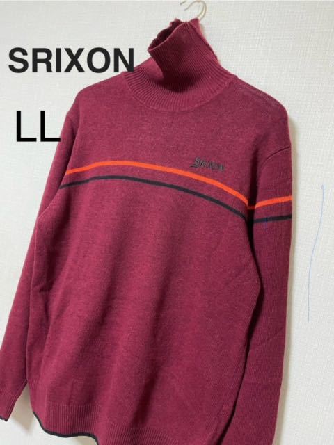 スリクソン セーター メンズ タートルネック XL ゴルフウェア★ウール混 5135 SRIXON ニットセーター拍卖