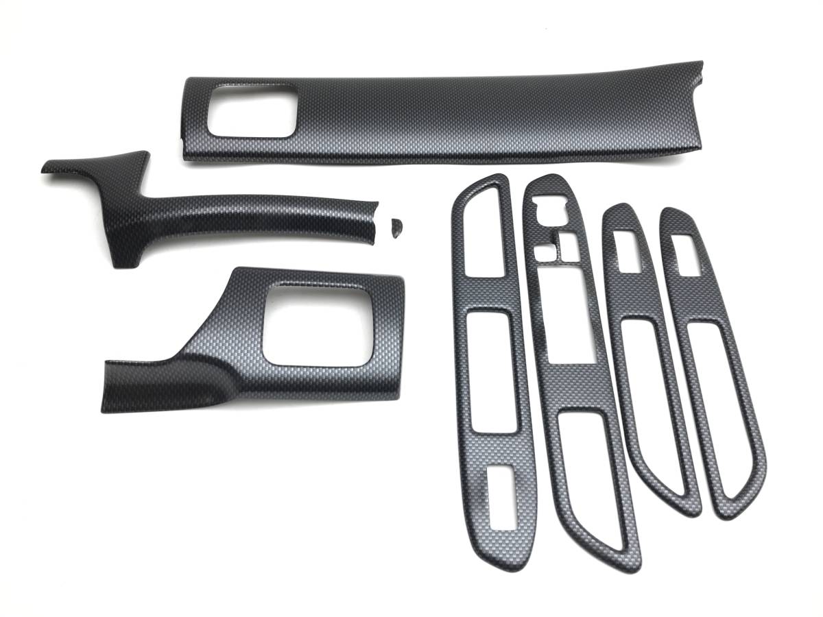 希少 フォレスター SG5 SG9 純正オプション STI カーボン調 インテリアパネル インパネ 7点 即決拍卖