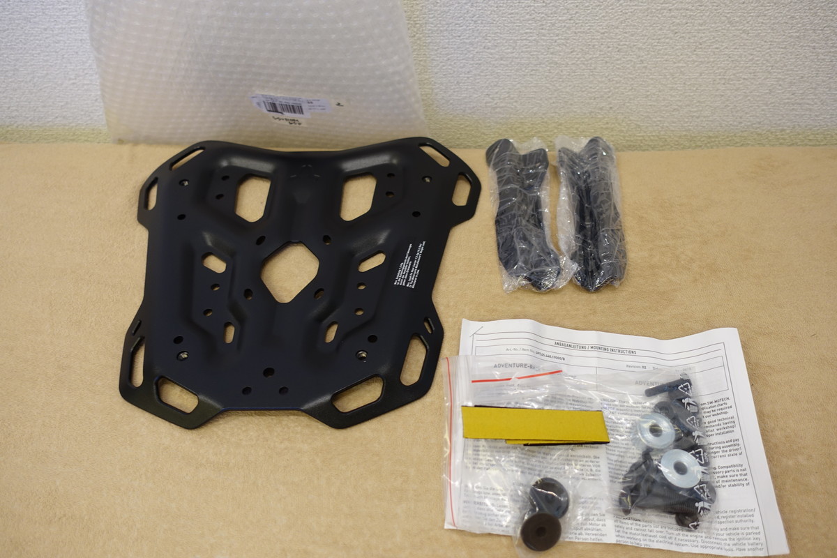 絶版★SW-MOTECH V-Strom 1050/DE/XT (-23), 1000/XT (14-19), 650 (17-23) リアキャリア ADVENTURE-RACK アドベンチャーラック拍卖