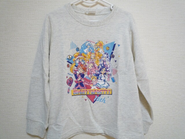送料無料 映画HUGっと!プリキュア ふたりはプリキュア オールスターメモリーズ 15th トレーナー オートミール 120cm 新品拍卖