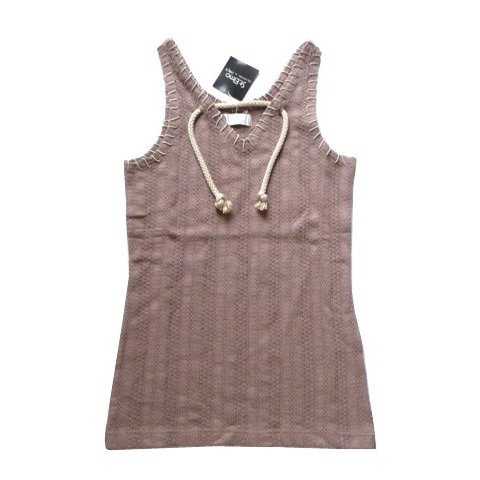 新品 st.elmo ステッチ 厚手 コットン 綿 タンクトップ エスニック 透けない M レディース 日本製拍卖