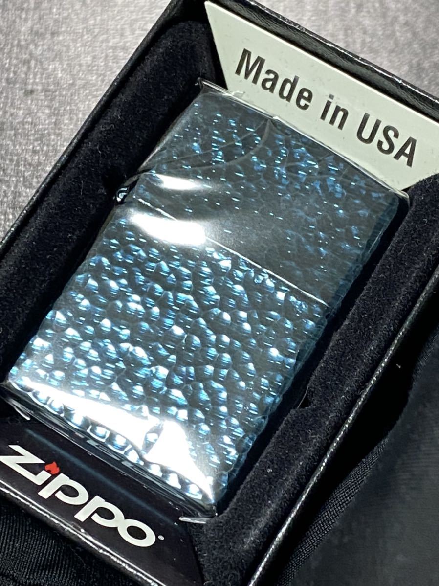 zippo 両面ハンマートーン 特殊加工 希少モデル 2003年製 シルバーインナー 2003年製 ケース 保証書付き拍卖