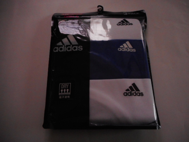 ☆新品 グンゼ adidas シャツ 150 3枚 (吸汗速乾)☆拍卖