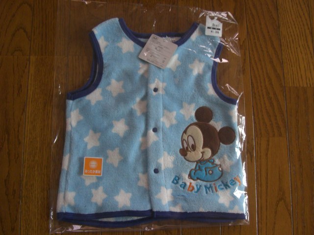 ☆新品 ベビーミッキー ベスト 50~70 ☆拍卖