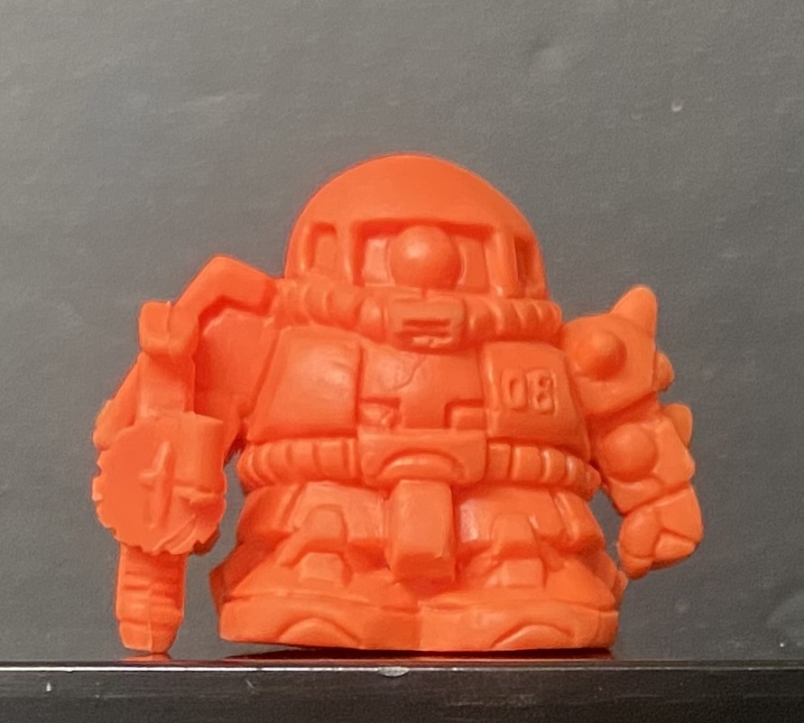 SDガンダム ガン消し 本弾 マーク6 ザクII (高機動型ザクII) (橙)拍卖