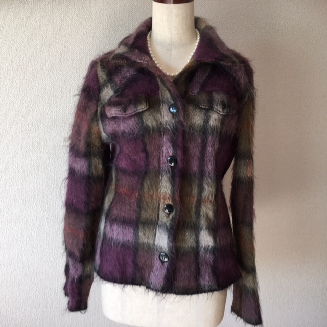 美品★LES HALLES モヘア生地 ジャケット M拍卖