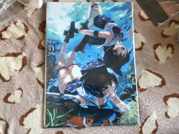 d010クリアファイル  艦隊これくしょん~艦これ~ 伊13/伊14(つーはん) C92/ハライ亭拍卖