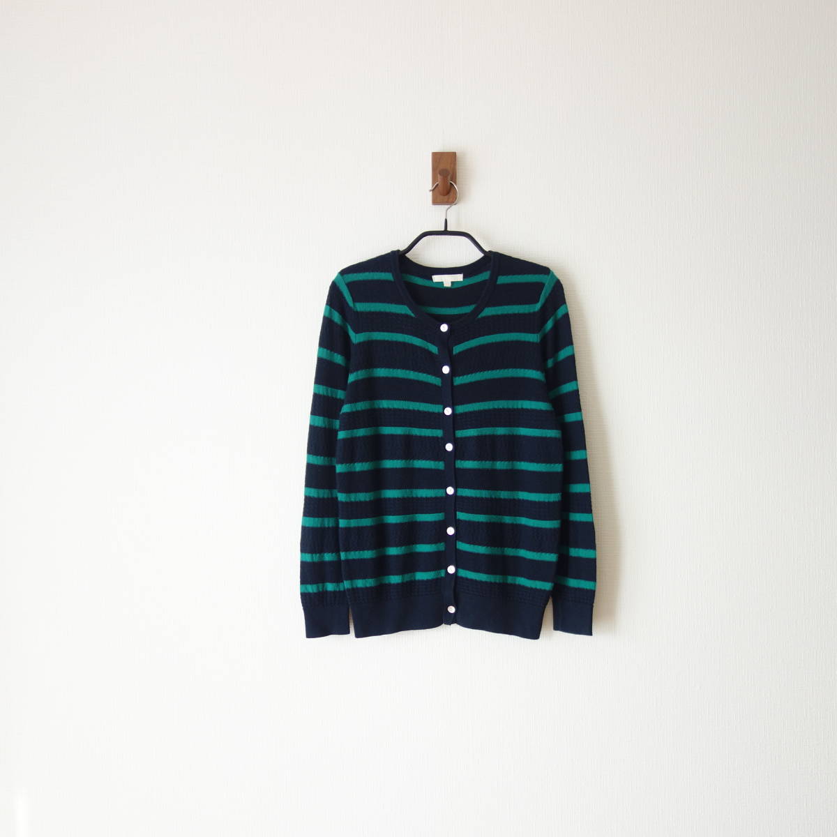 ☆studio CLIP(スタディオクリップ)ボーダーカーディガン☆拍卖