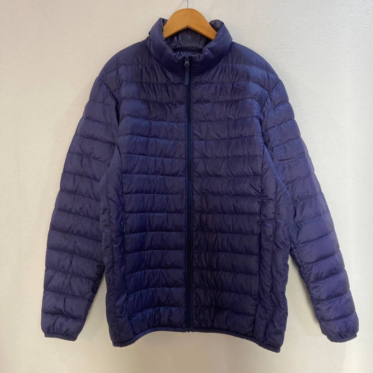 UNIQLO/ユニクロ 長袖 ウルトラライトダウンジャケット ネイビー 紺 メンズ M拍卖