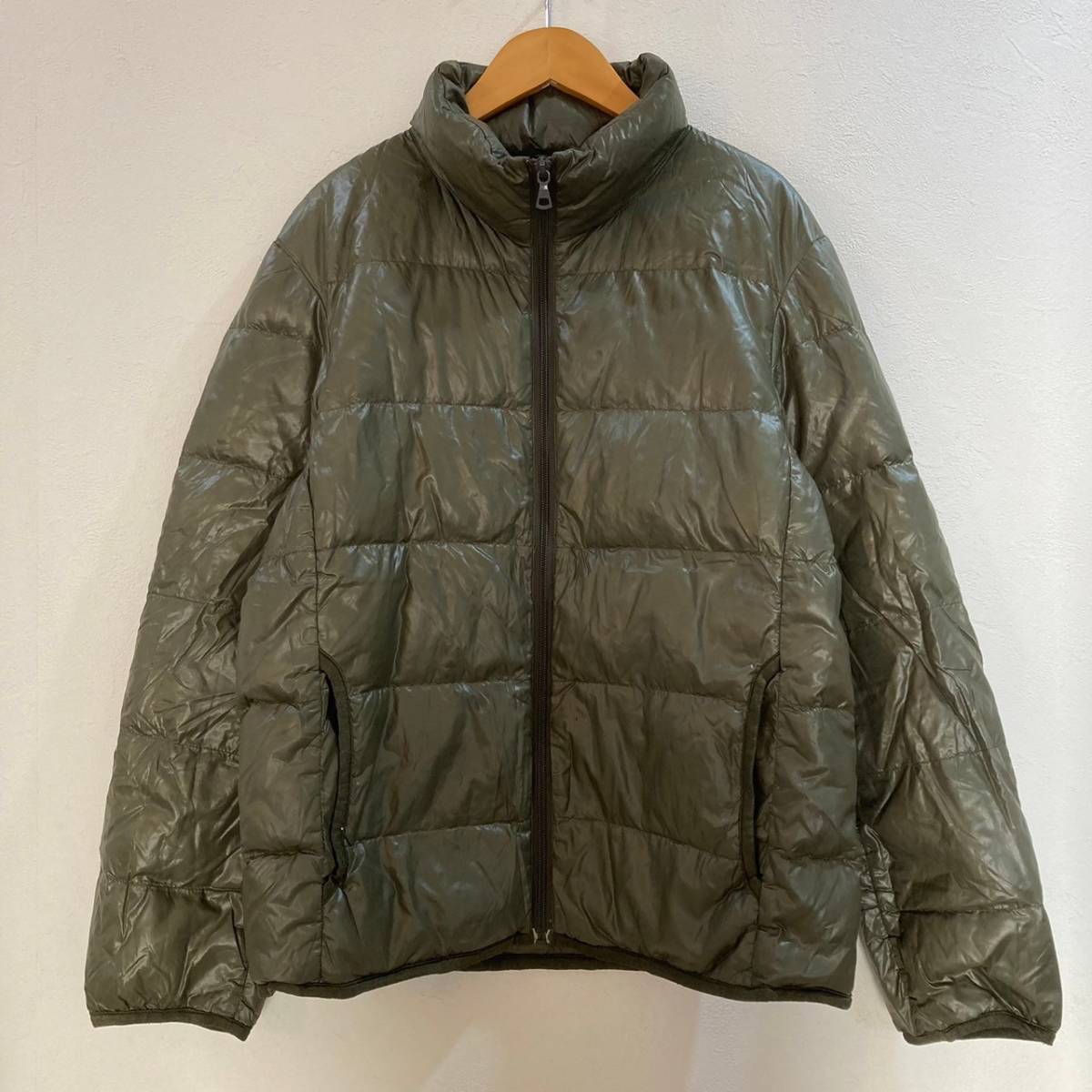 UNIQLO/ユニクロ 長袖 ウルトラライトダウンジャケット カーキ メンズ S拍卖