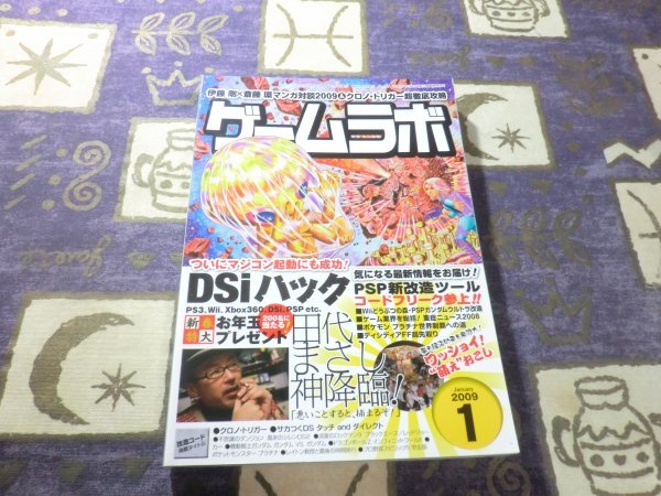 ★ゲームラボ 2009年 01月号 PSP コードフリーク クロノトリガー どうぶつの森 ポケットモンスター プラチナ 田代まさし拍卖