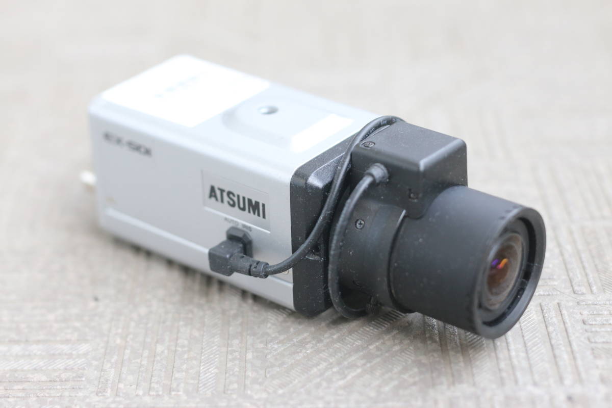 【作動OK】アツミ電氣 ATSUMI 200万画素 HD-SDI EX-SDI 防犯カメラ EX1210 屋内ボックス型 メガピクセルレンズ付 業務仕様拍卖