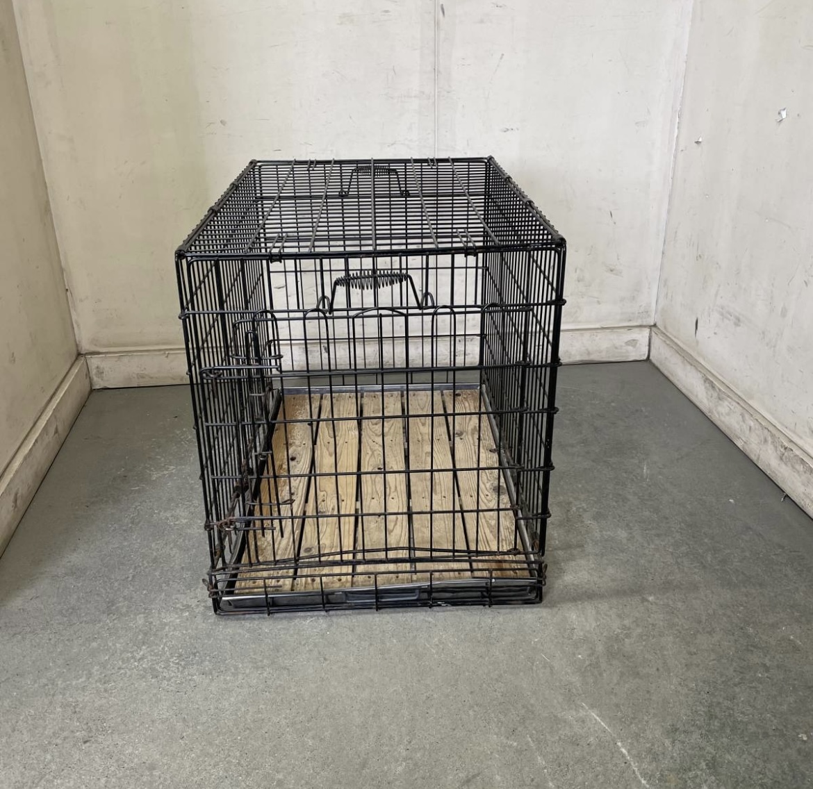 *★岐阜発 ①ペットケージ / ペットサークル / 小屋 / 縦型 / サイズ740mm×500mm×高さ580mm / 下部サビ有り / 現状品 R5.2/24★拍卖