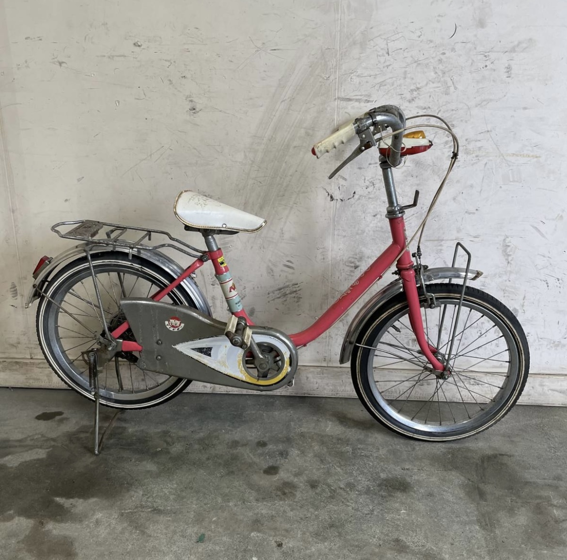 ○160★岐阜発 △ MARUNAKA / 子供用自転車 / 昭和レトロ / マイピギー △ 18インチ / ビンテージ / サビ有り / 現状品 R5.3/23★拍卖