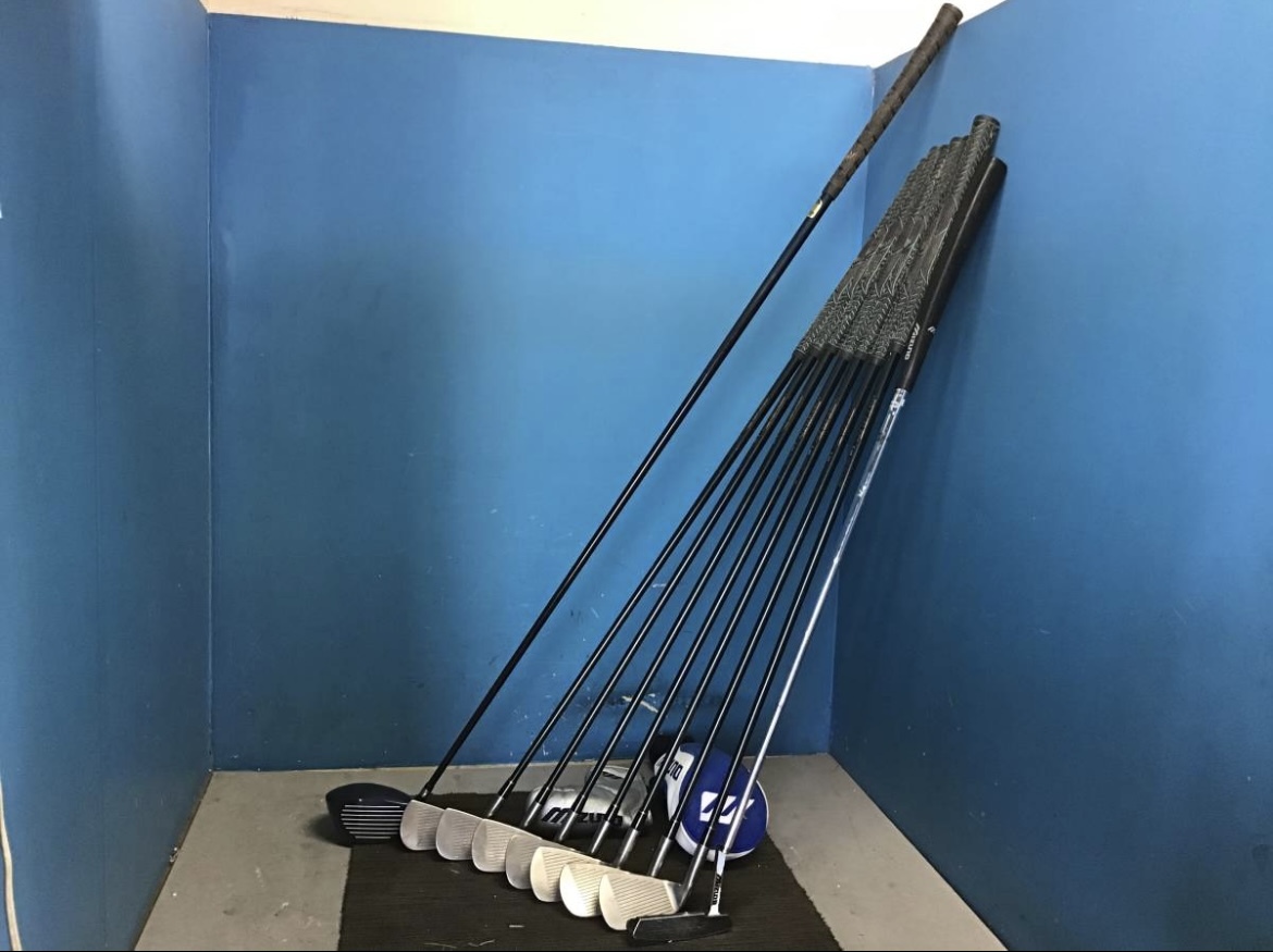 *□岐阜発 △ゴルフクラブ/9本セット/カバー3個付き/DARE TO DREAM T-301/SPECIAL TUNE 53/MASTERS PURE SELECT/中古品 R5.5/1□拍卖