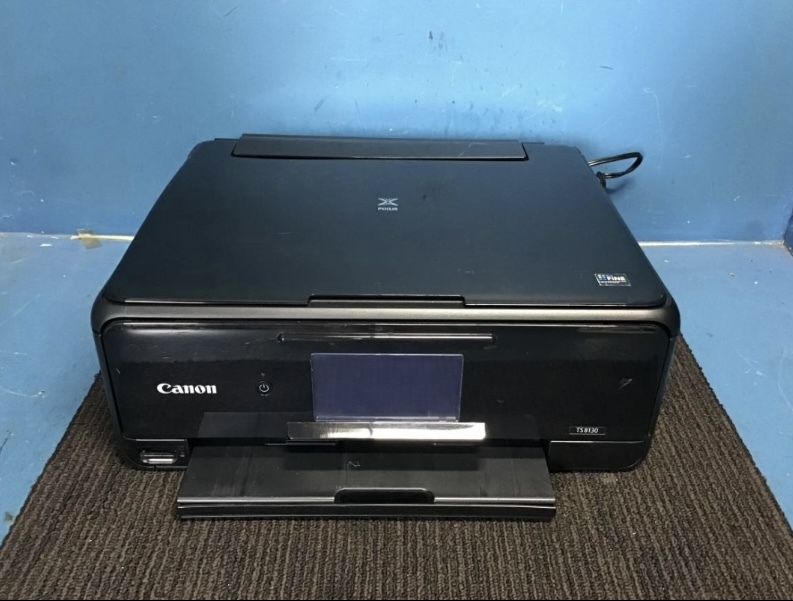 ★岐阜発 インクジェットプリンター △ Canon PIXUS △ TS8130 / ブラック / 通電確認 / 動作確認して居ません / ジャンク品 9/14★拍卖