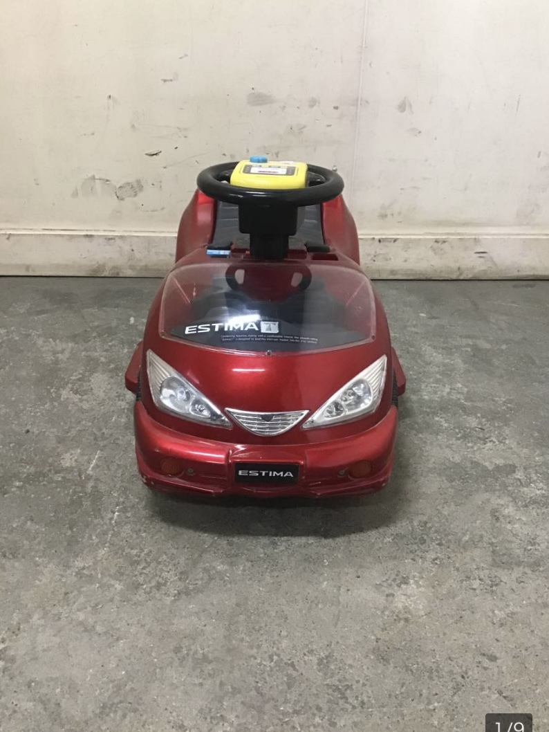 *◆②足けり 乗用玩具 クルマ エスティマ 子供用 おもちゃ 岐阜発 2/6拍卖
