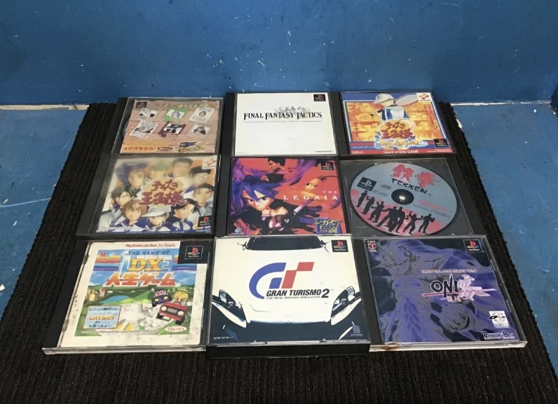 ★岐阜発 PlayStation/プレーステーション/ゲームソフト/9個セット/テニスの王子様/人生ゲーム/動作未確認/ジャンク品 R4.9/24★拍卖