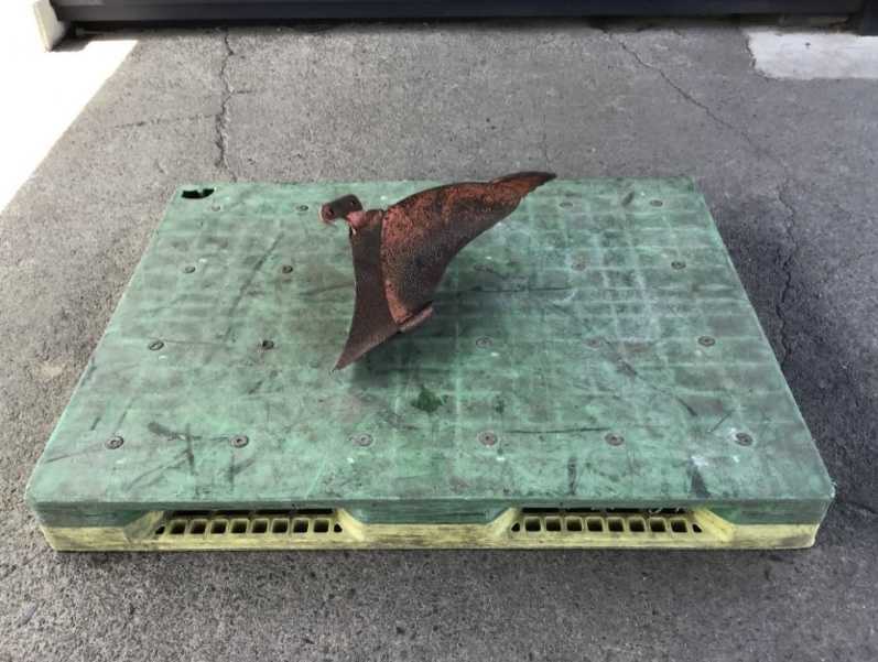 y◆管理機 トラクター アタッチメント パーツ 培土器 メーカー等不明 畝立て器 うねたて器 サビ有り 現状品 岐阜発 9/15拍卖