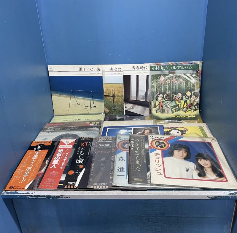 ★岐阜発 ①昭和歌謡/まとめて/レコード/LPレコード/21枚/ファーストソング/演歌etc/ジャンル色々/未確認/ジャンク品 R4.10/17★拍卖