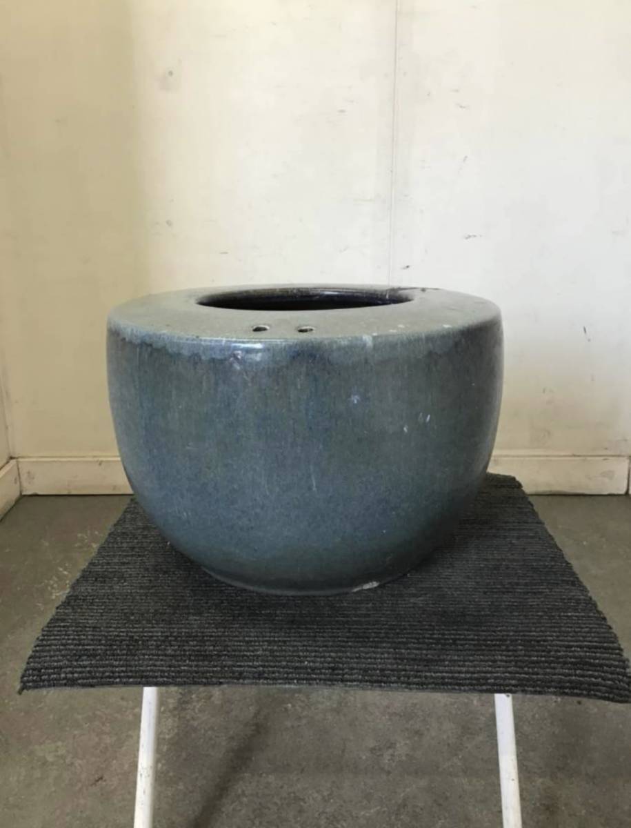 *◆火鉢 手炙り火鉢 金魚鉢 メダカ 古民具 古道具 アンティーク 岐阜発拍卖