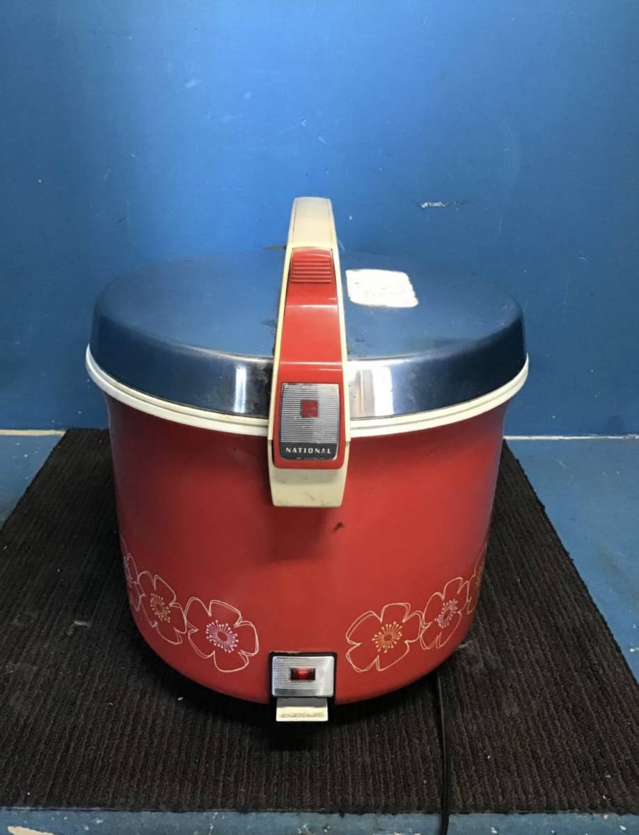 *★岐阜発 △ National/ 昭和レトロ / ナショナル / 電子ジャー △ SK-210 / 動作確認 / 傷汚れ有り/ 現状品 R4.12/25★拍卖
