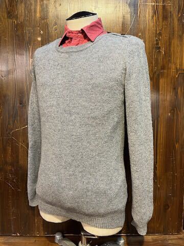 L058 メンズ ニット BEAUTY&YOUTH UNITED ARROWS ユナイテッドアローズ グレー 灰 セーター セレクトショップ 小さいサイズ / S (6)拍卖