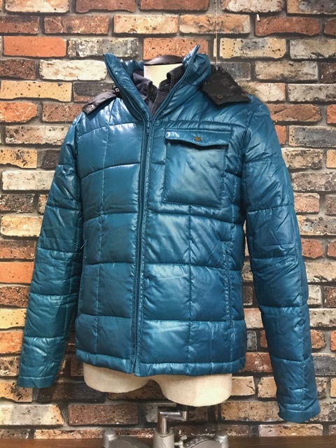 G625 メンズブルゾン MADE IN HEAVEN メイドインヘブン カジュアル ブルー 無地 アウター ジャケット 中綿 ファー/ M拍卖