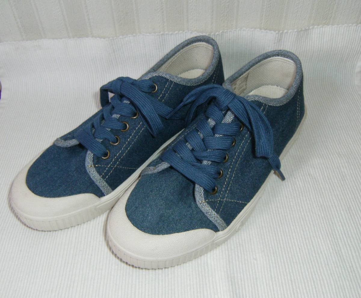 ■Spring Court G2 Denim デニム キャンバス ローカット スニーカー サイズ35(約22~22.5cm)■スプリングコート拍卖