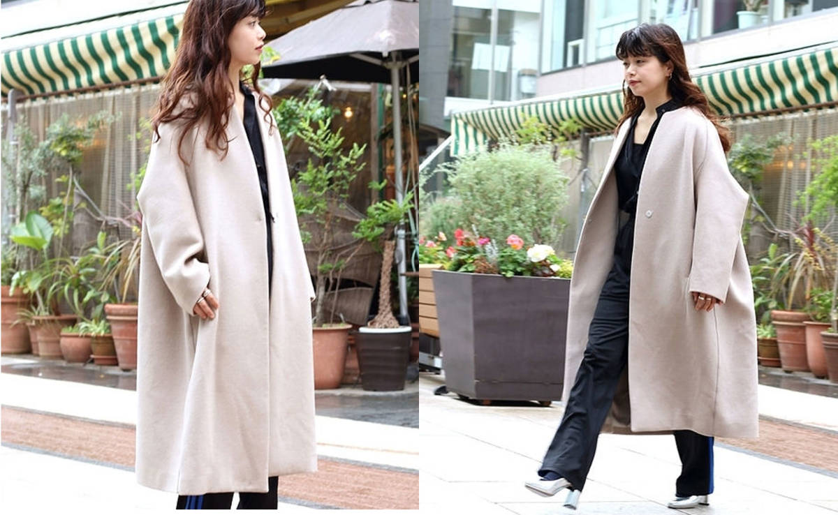 ◆新品 CITYSHOP/シティショップ【grundool ロングコート】ベージュ◆¥42,800-拍卖