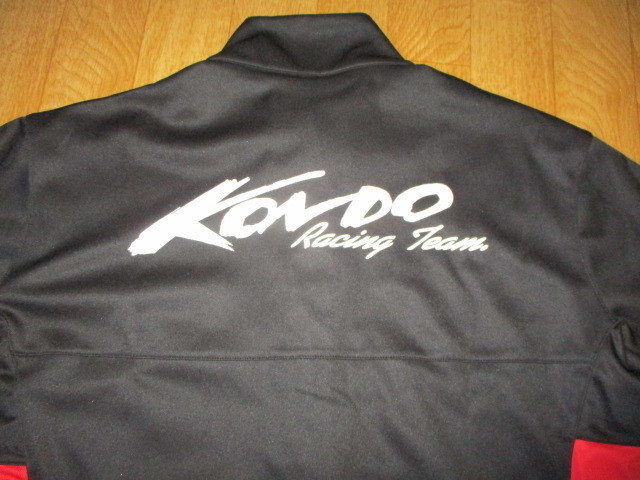 チームKONDO・近藤レーシング・トヨタコラボ・スーパーGT デカロゴ スタッフ用 ドライバージャージジャケット 極美中古 サイズL 難有拍卖