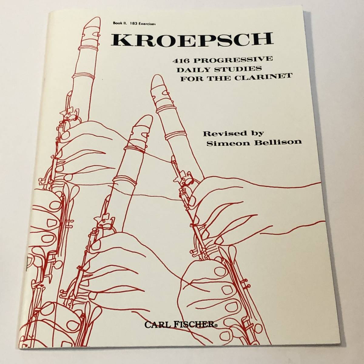 即決 クラリネット教則本 クレプシュ,F.(Kroepsch,F.) 416の漸進的練習曲:II(416Progressive Etudes:II) 洋書/楽譜拍卖