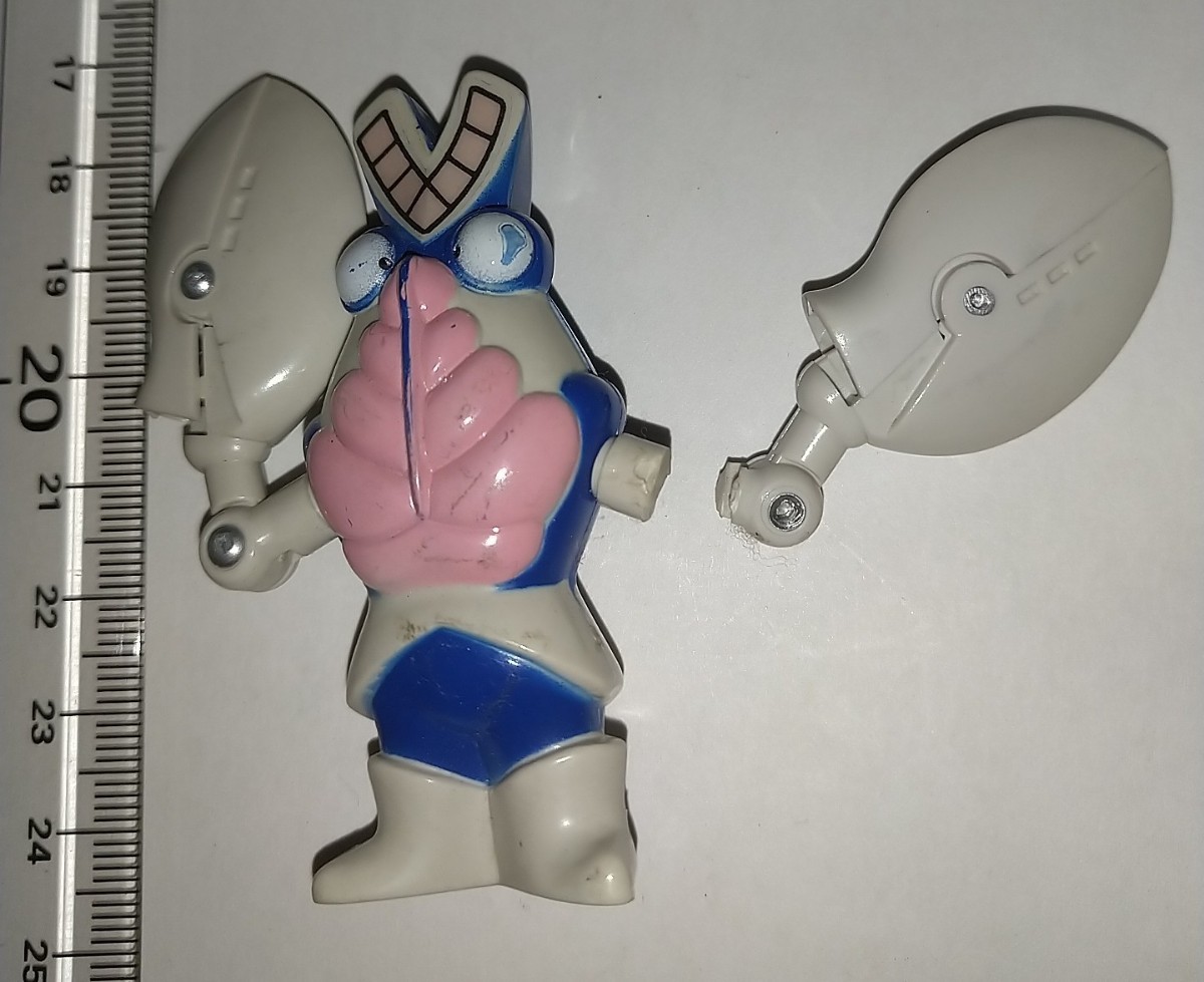 【ジャンク】バルタン星人クリップ メモ挟み 左腕折れました 右腕だけでも立ちます使えますメモクリップ拍卖