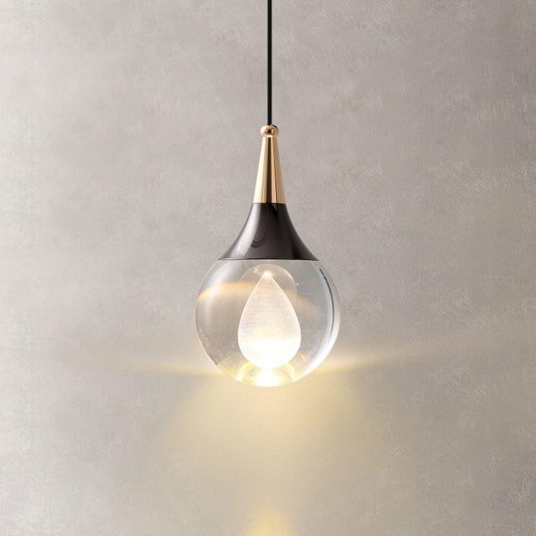 OTD 【電球色 ダクトレール式】LEDペンダントライト 水滴の影 天井照明 おしゃれ かわいい 魅力的 インテリア LED光源 3Dレーザー彫り拍卖