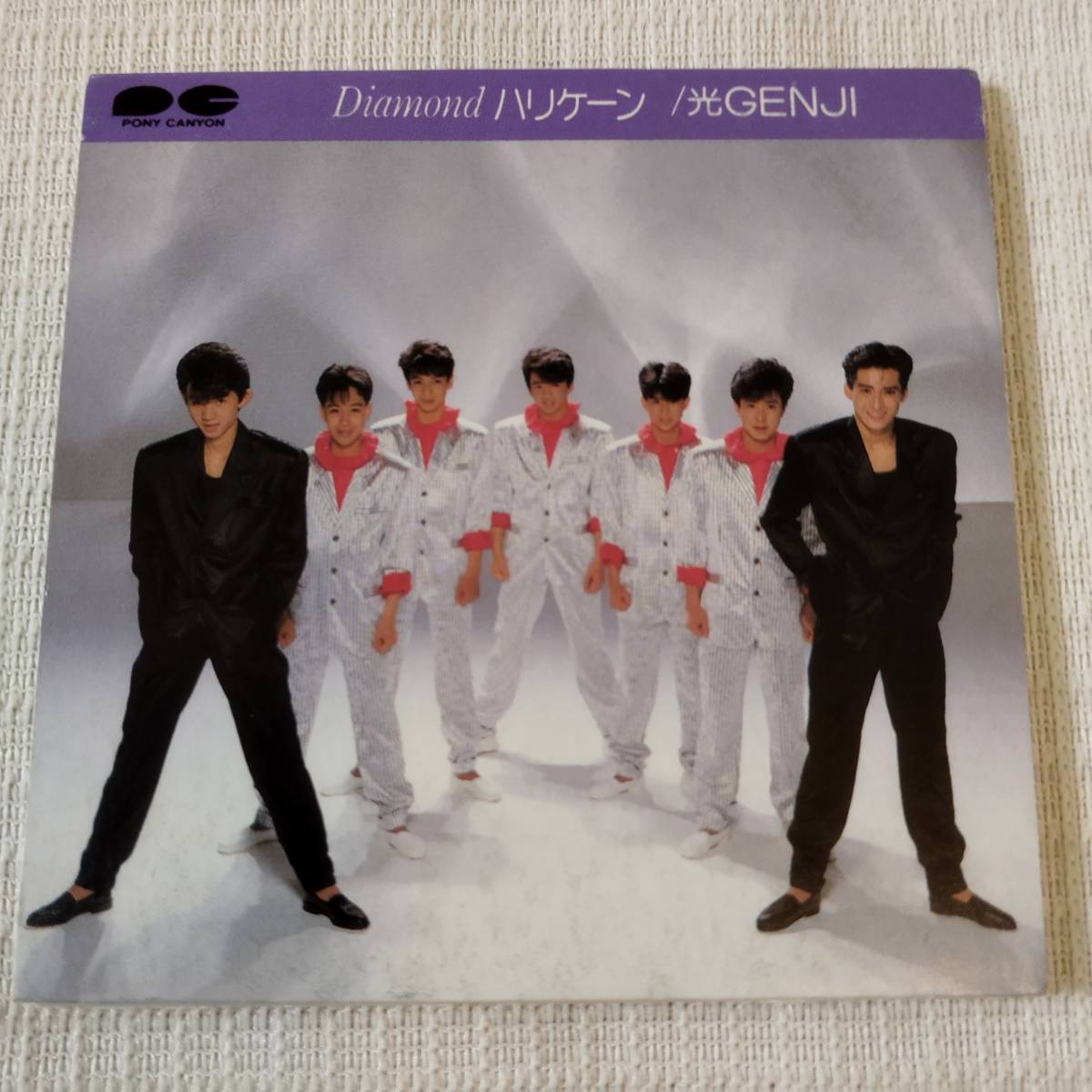 中古 8㎝CD 邦楽 光GENJI Diamonndハリケーン /Welcome 歌詞付 8.5㎝角縮刷 拍卖